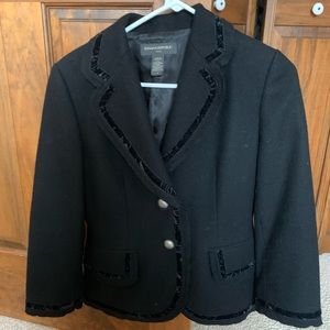 Banana republic black wool jacket